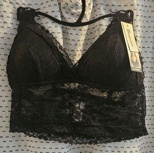 No Boundaries Black Lace Bralette